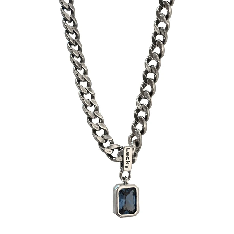 square pendant necklace