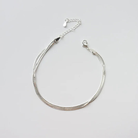 925 sterling silver anklet​