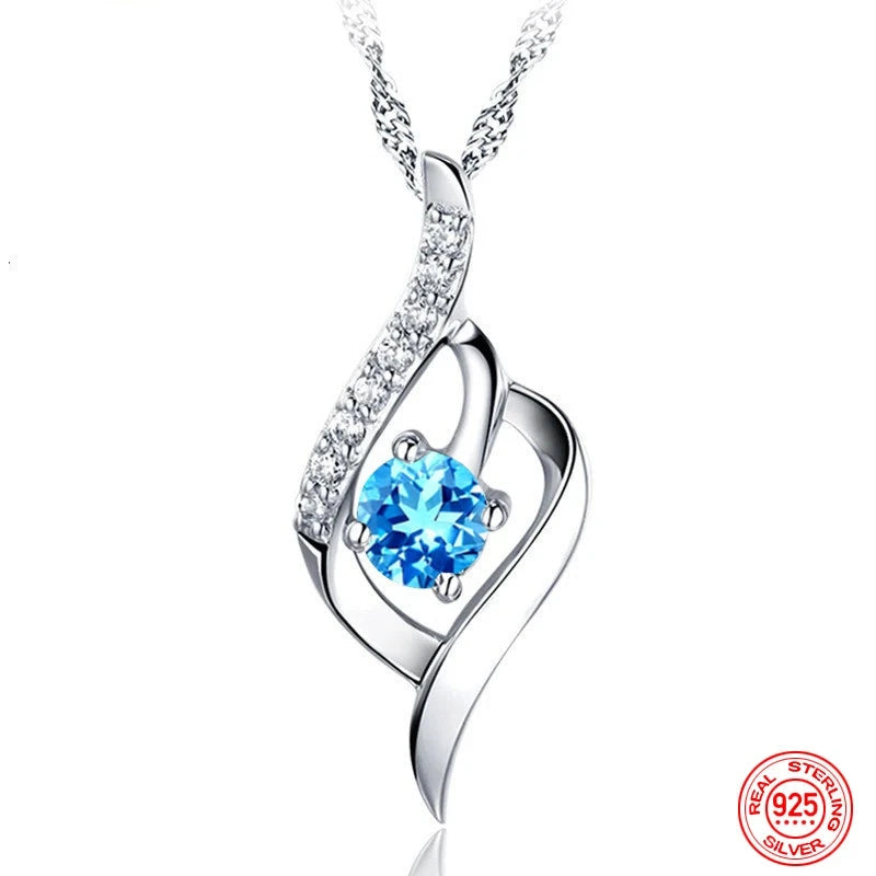 sterling silver heart pendant necklace​